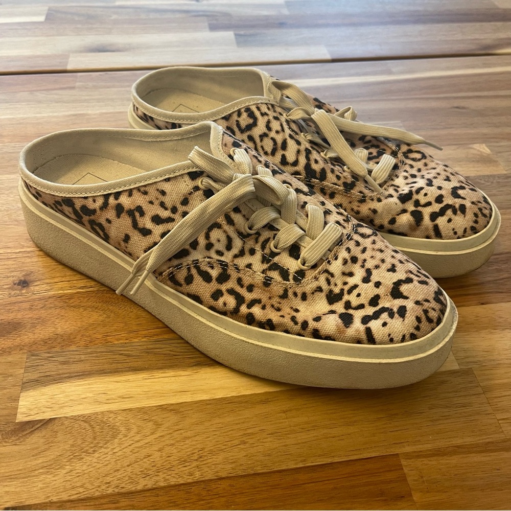 Dolce Vita Anthropologie Leopard Sneaker Slides